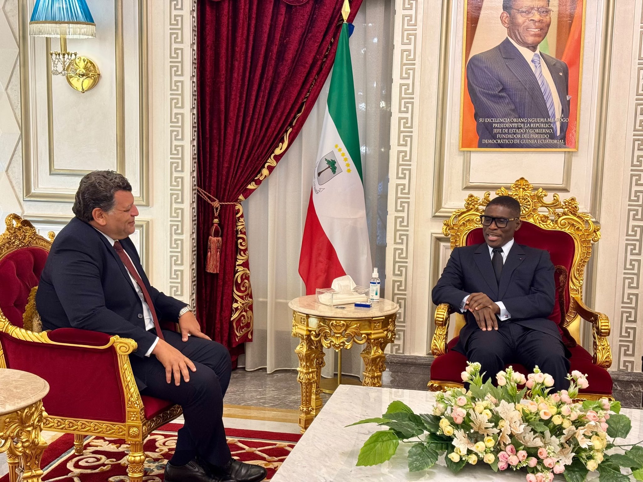 Audiencia diplomática con el embajador de Egipto
